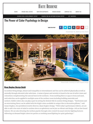 Click here for Haute Design’s The Power of Color Psychology in Design November 14 2023 (pdf)