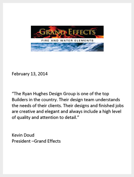 Testimonials about Ryan Hughes Design