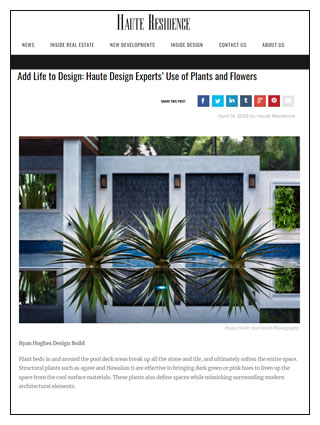 Click here for Haute Design Experts Use of Plants and Flowers April 2023 (pdf)
