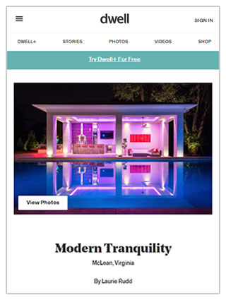 Modern Tranquility by Laurie Rudd. Ryan Hughes Design Build, featured on Dwell - Fall 2019
